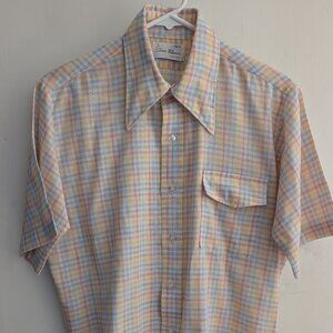 Vintage 1960s Men's Short-sleeved shirt